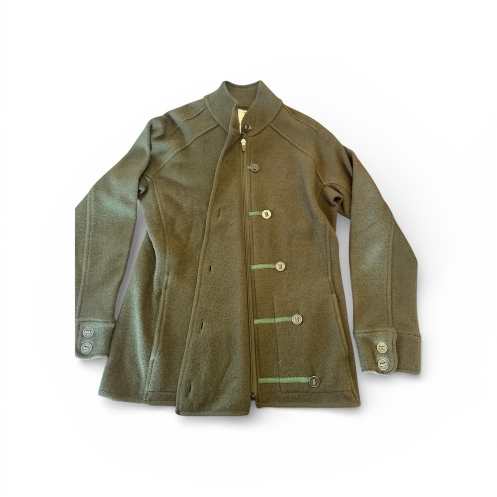 100% Wool Title Nine Olive Green Women's Jacket